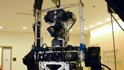 Researchers And Virginia Tech Students Prepare For DARPA Robotics Challenge Stock Footage