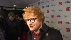 Ed Sheeran rocks up with his broken bones News Clip