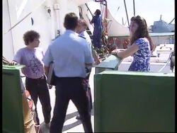 Tahiti - Rainbow Warrior Arrives At Papeete Instructional Video