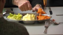 Anon Meal Time at Elderly Daycare Centre News Clip