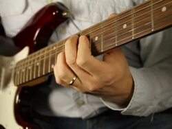 Electric guitar Stock Footage