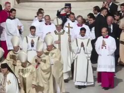 B-ROLL - The Inauguration Mass For Pope Francis at St. Peter's Square on March 19, 2013 in Vatican City, Vatican. (Footage by Giulio Origlia/Getty Images) Stock Footage