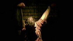 A monk leaves a prisoner on a torture rack during a reenactment of the Inquisition. Stock Footage