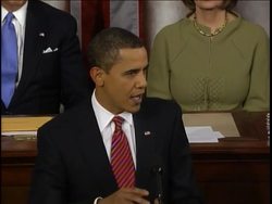 In an address to Congress and the nation, President Obama says his administration is doing everything possible to restart lending by financial institutions. News Clip