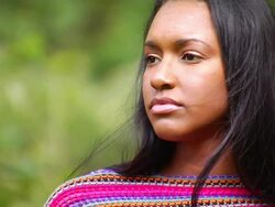 Ashley's Sorrow in Nature Stock Footage