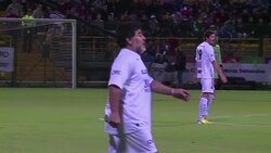 VOICED : Maradona juega Partido por la Paz en Colombia News Clip