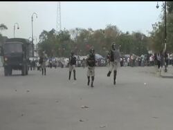 Haitian President Rene Preval will stay in office for three more months as his country chooses a successor in a delayed election. Police responded as protestors expressed their unhappiness with the announcement. Instructional Video
