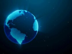 Digital world Stock Footage