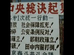 SYND 27-1-74 PEOPLE IN TOKYO DEMONSTRATING AGAINST INFLATION Instructional Video