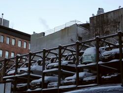 Frigid Temperatures And Snow Hamper NYC Morning Commute Stock Footage