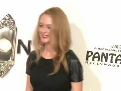 Heather Graham at The Book Of Mormon Los Angeles Opening Night Stock Footage