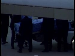 Plane carrying De Mello's coffin to Brazil makes stopover News Clip