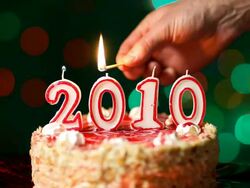 Strike Candle on Cake 1010 Stock Footage