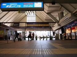 railway station in Japan Stock Footage