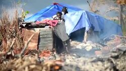 CLEAN : Haiti aid difficult sporadic one month after hurricane News Clip