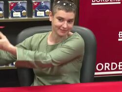 In-store Appearance by Sinead OÂ’Connor Signing Her New Religious-Themed 2-Disc Album 'Theology' Stock Footage