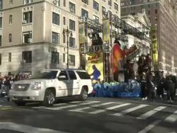 Macy's Thanksgiving Day Parade Stock Footage