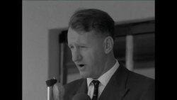 CAN619 IAN SMITH SPEAKS ASSURES RHODESIANS THAT STANDARDS WILL NOT FALL News Clip