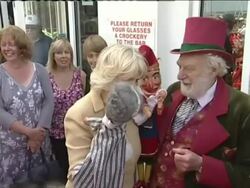 Camilla Duchess of Cornwall meets Punch and Judy News Clip