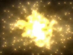 Big Star Explosion Stock Footage
