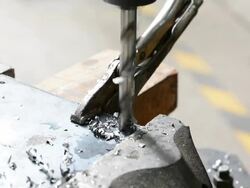 Metal Drilling Stock Footage