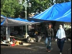 Hospital scenes, shelter, damage, Mount Merapi News Clip