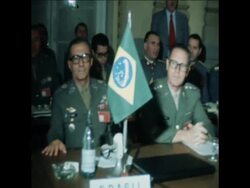 SYND 21 10 75 OPENING SESSION OF THE INTERNATIONAL ARMIES CONFERENCE IN MONTEVIDEO Instructional Video