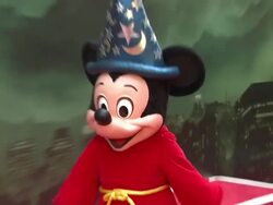 Mickey Mouse at the 'The Sorcerer's Apprentice' New York Premiere - Arrivals  Stock Footage