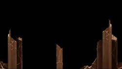 Wooden panel break down 2 Stock Footage