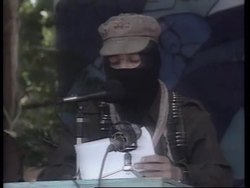 MEXICO: ZAPATISTA LEADER ENDS CONFERENCE AGAINST CAPITALISM News Clip