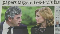 CLEAN: Brown says Murdoch papers used 'known criminals' News Clip