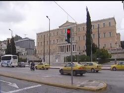 Greek party leaders will seek Tuesday a long-delayed agreement on harsh cutbacks that bailout creditors demanded to save the country from bankruptcy but which have fueled nationwide outrage, a general strike snarled public services and thousands of protesters took to the streets of Athens. News Clip