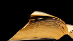 Book Pages Turning and Closing At The End Culture Stock Footage