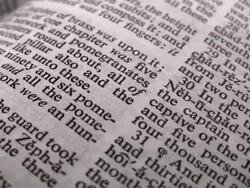 HD 1080i The Book of Jeremiah 3 Stock Footage