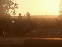 Rome from Pincio Hill Stock Footage