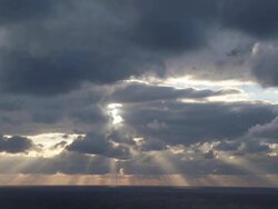 sun rays (timelapse) Stock Footage