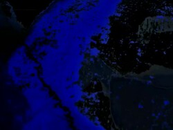 FLOATING MOUNTAINS : black back (LOOP) Stock Footage