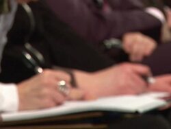 HD: Writing Notes Stock Footage