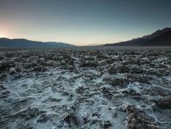 Badwater , Death Valley Stock Footage