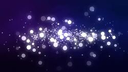 Moving Particles Loop - Violet Shiny Bokeh Background Stock Footage