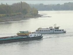 two boats Stock Footage