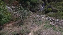 Exploring old castle Stock Footage