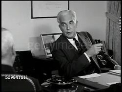 1945: OSMENA, MCNUTT REPRISAL: INT VS Philippine President Sergio Osmena at desk talking w/ high commissioner Paul McNutt '... we do need some help getting back on our feet... financial assistance... most of all, close relationship w/ United States.' Instructional Video