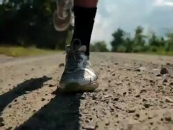 Running Feet Stock Footage