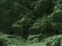 Petra archaeological site, Jordan Stock Footage