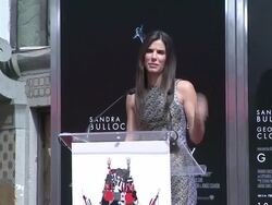 EVENT CAPSULE CHYRON - Sandra Bullock Immortalized Stock Footage