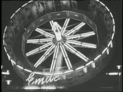 Carnival guests enjoy a variety of amusement park rides at night. News Clip