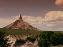 Chimney Rock Stock Footage