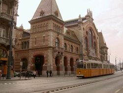 Great Market Hall, Budapest Stock Footage