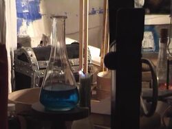 Interior of an alchemist's or a sorcerer's laboratory. Stock Footage